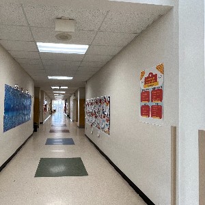 A hallway at RCES.
